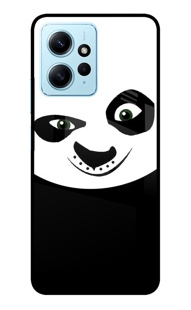Panda Redmi Note 12 4G Glass Case Back Cover by Casekaro