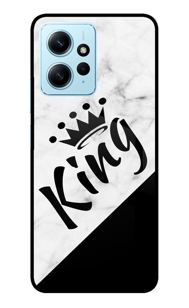 King Redmi Note 12 4G Glass Case Back Cover by Casekaro