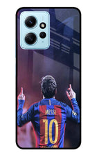 Messi Redmi Note 12 4G Glass Case Back Cover by Casekaro