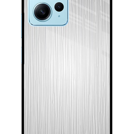 Wooden Grey Texture Redmi Note 12 4G Glass Case Back Cover by Casekaro