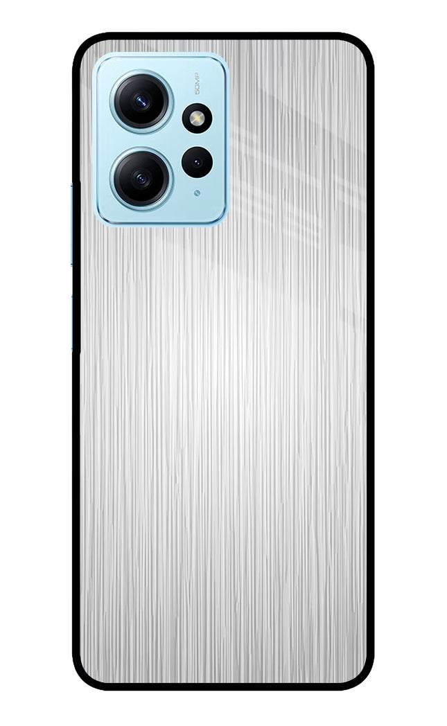 Wooden Grey Texture Redmi Note 12 4G Glass Case Back Cover by Casekaro