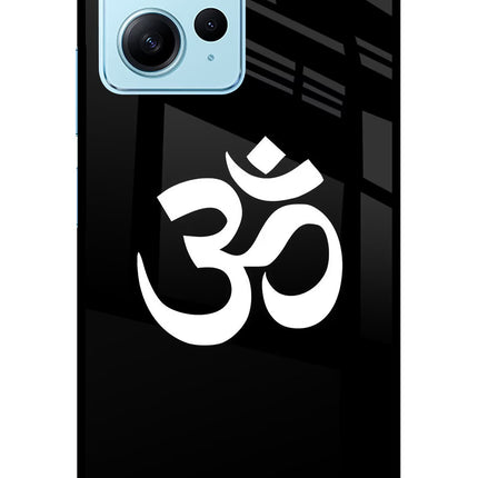 Om Redmi Note 12 4G Glass Case Back Cover by Casekaro