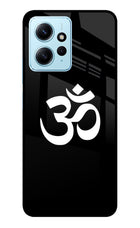 Om Redmi Note 12 4G Glass Case Back Cover by Casekaro