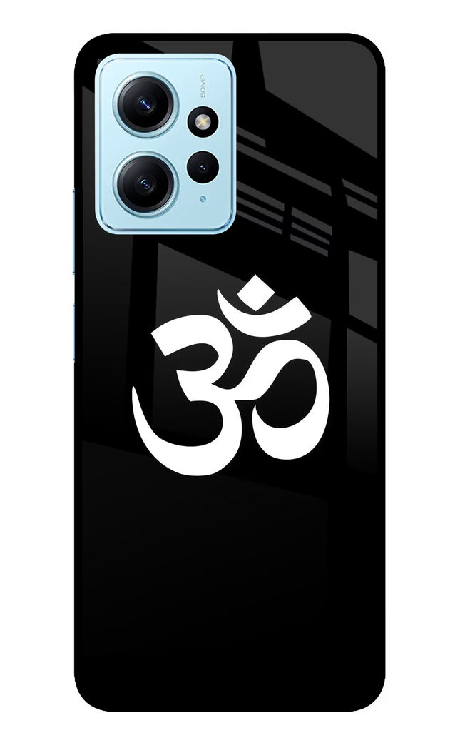 Om Redmi Note 12 4G Glass Case Back Cover by Casekaro