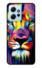 Lion Redmi Note 12 4G Glass Case Back Cover by Casekaro