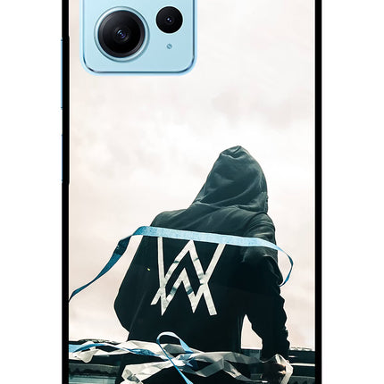 Alan Walker Redmi Note 12 4G Glass Case Back Cover by Casekaro