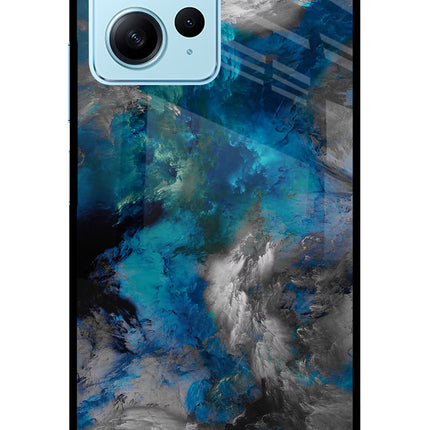 Artwork Redmi Note 12 4G Glass Case Back Cover by Casekaro