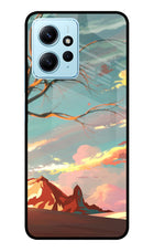 Scenery Redmi Note 12 4G Glass Case Back Cover by Casekaro