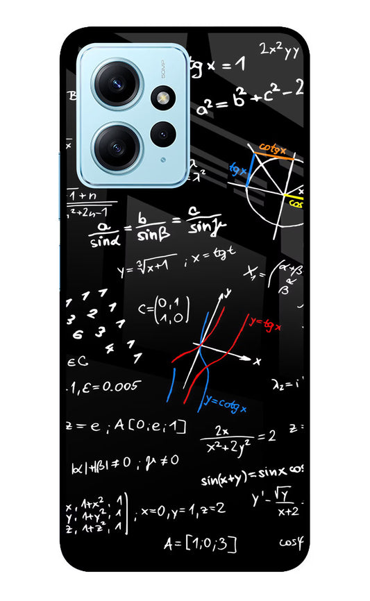 Mathematics Formula Redmi Note 12 4G Glass Case