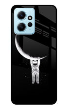 Moon Space Redmi Note 12 4G Glass Case Back Cover by Casekaro