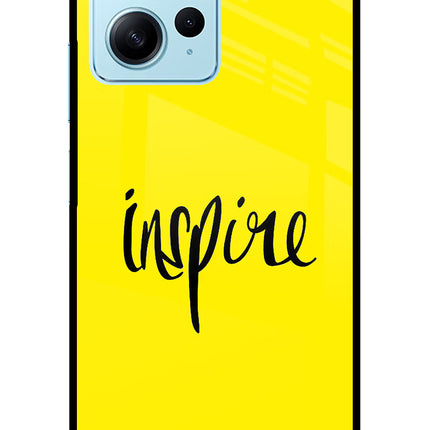 Inspire Redmi Note 12 4G Glass Case Back Cover by Casekaro