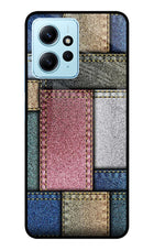 Multicolor Jeans Redmi Note 12 4G Glass Case Back Cover by Casekaro
