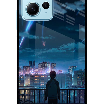 Anime Redmi Note 12 4G Glass Case Back Cover by Casekaro