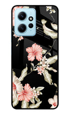 Flowers Redmi Note 12 4G Glass Case Back Cover by Casekaro