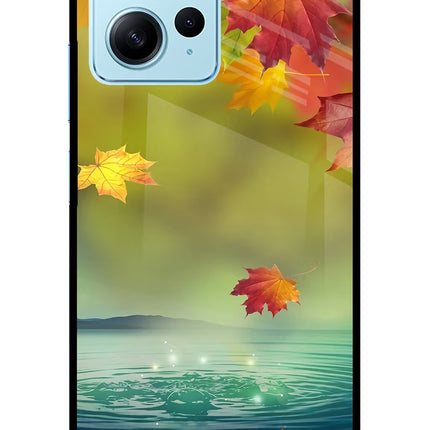 Flowers Redmi Note 12 4G Glass Case Back Cover by Casekaro