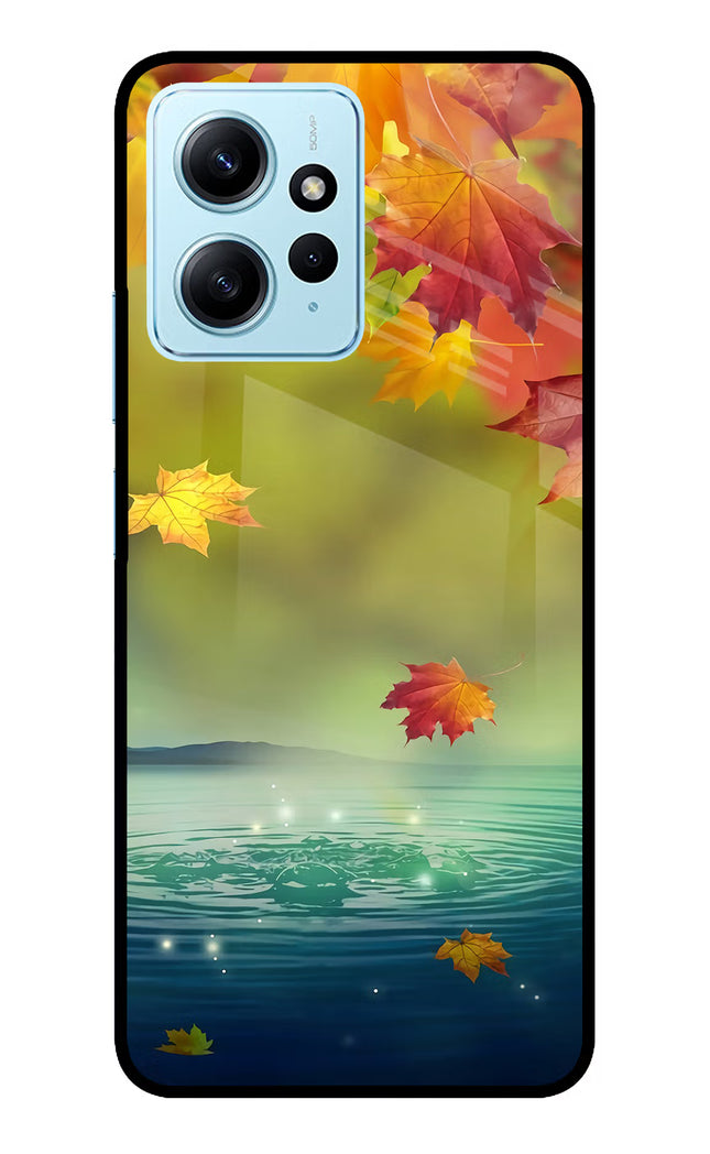 Flowers Redmi Note 12 4G Glass Case Back Cover by Casekaro