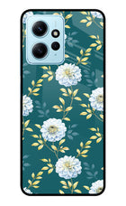 Flowers Redmi Note 12 4G Glass Case Back Cover by Casekaro