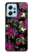 Flowers Redmi Note 12 4G Glass Case Back Cover by Casekaro