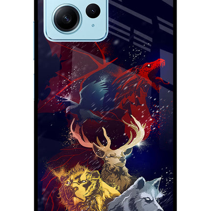 Game Of Thrones Redmi Note 12 4G Glass Case Back Cover by Casekaro