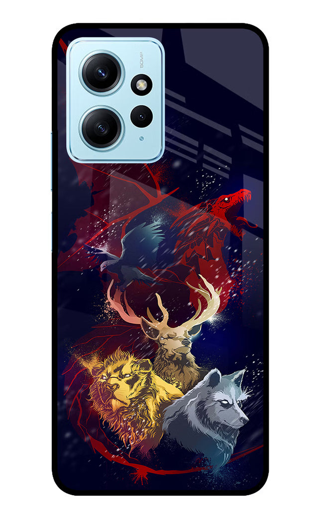 Game Of Thrones Redmi Note 12 4G Glass Case Back Cover by Casekaro