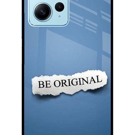 Be Original Redmi Note 12 4G Glass Case Back Cover by Casekaro