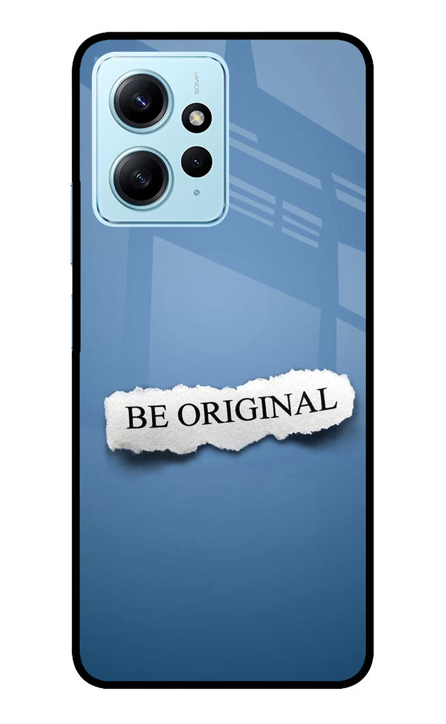 Be Original Redmi Note 12 4G Glass Case Back Cover by Casekaro