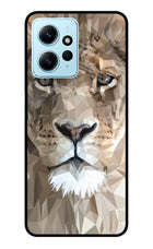 Lion Art Redmi Note 12 4G Glass Case Back Cover by Casekaro