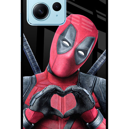 Deadpool Redmi Note 12 4G Glass Case Back Cover by Casekaro