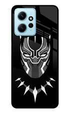 Black Panther Redmi Note 12 4G Glass Case Back Cover by Casekaro