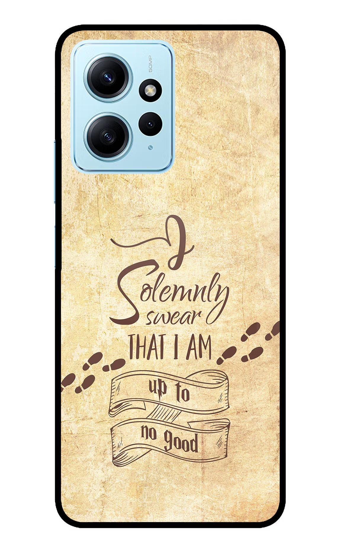 I Solemnly swear that i up to no good Redmi Note 12 4G Glass Case
