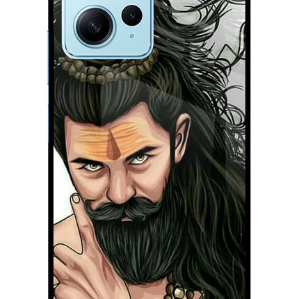 Mahadev Redmi Note 12 4G Glass Case Back Cover by Casekaro