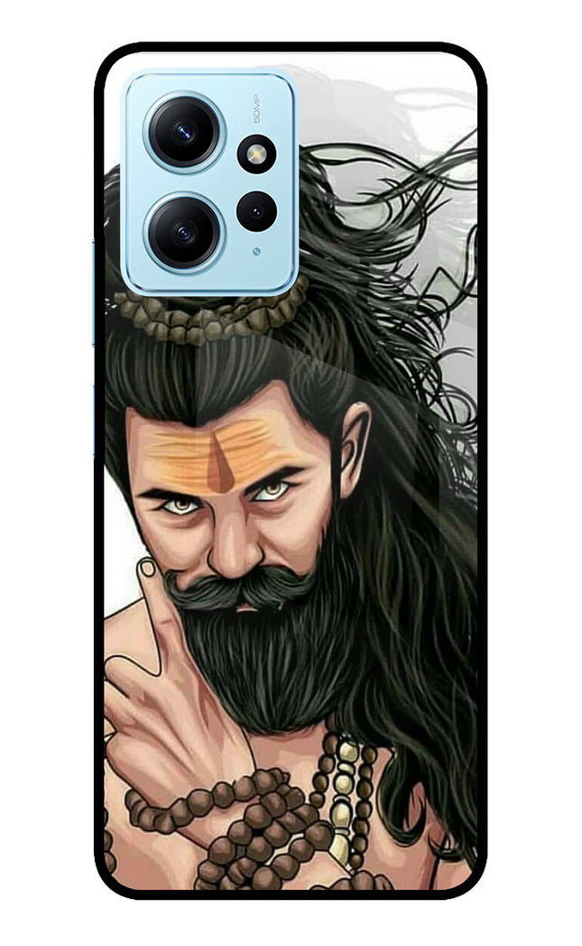 Mahadev Redmi Note 12 4G Glass Case Back Cover by Casekaro