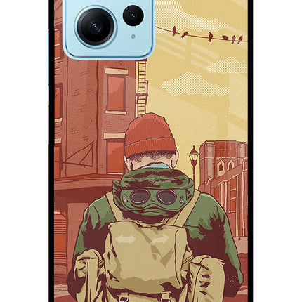 Adventurous Redmi Note 12 4G Glass Case Back Cover by Casekaro