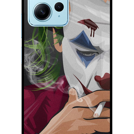 Joker Smoking Redmi Note 12 4G Glass Case Back Cover by Casekaro