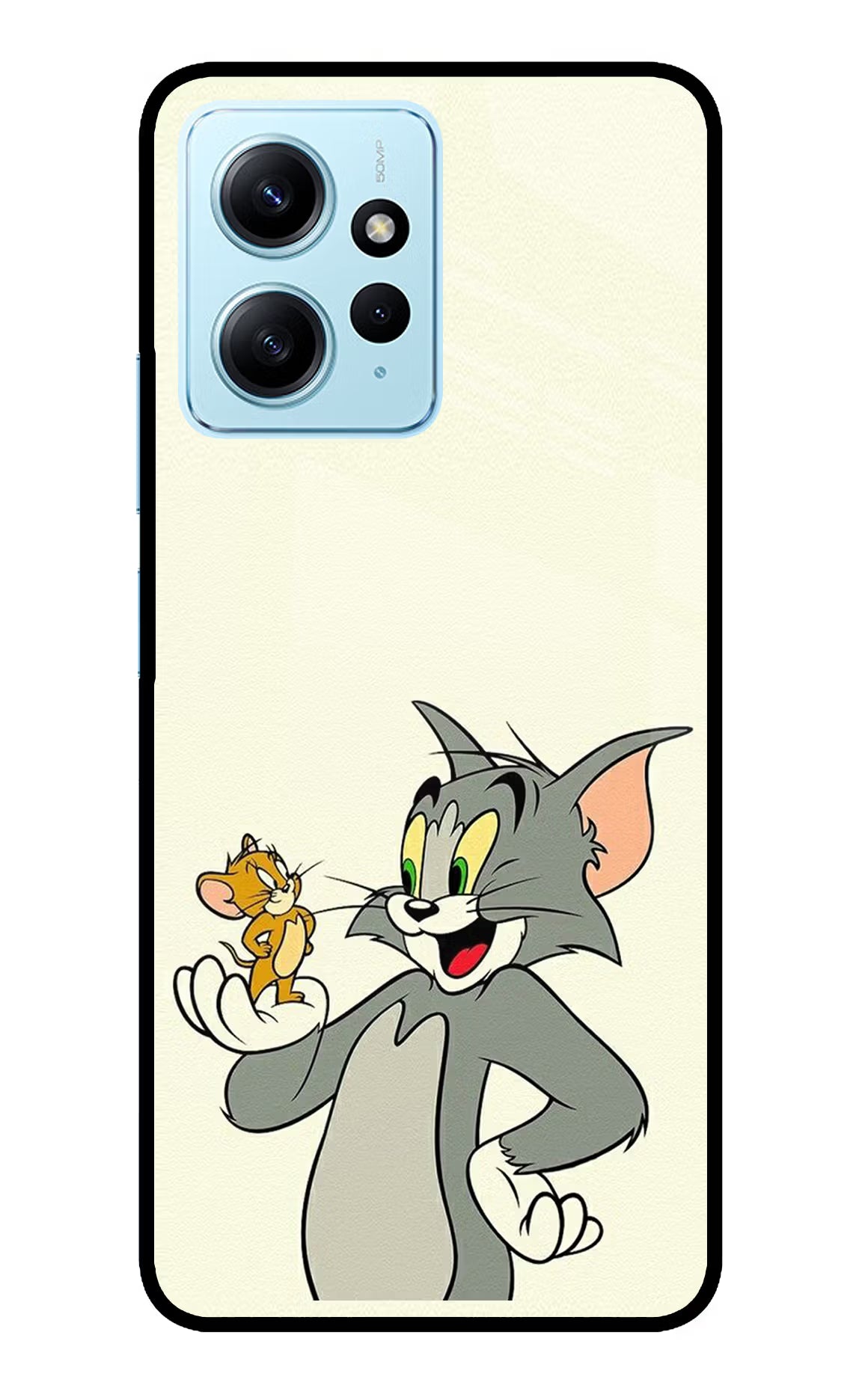 Tom & Jerry Redmi Note 12 4G Glass Case