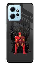Ironman Throne Redmi Note 12 4G Glass Case Back Cover by Casekaro