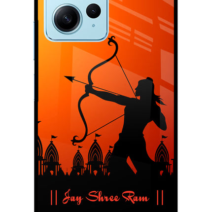 Lord Ram - 4 Redmi Note 12 4G Glass Case Back Cover by Casekaro