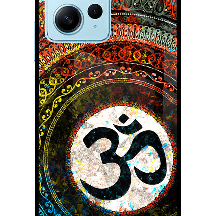 Om Cultural Redmi Note 12 4G Glass Case Back Cover by Casekaro