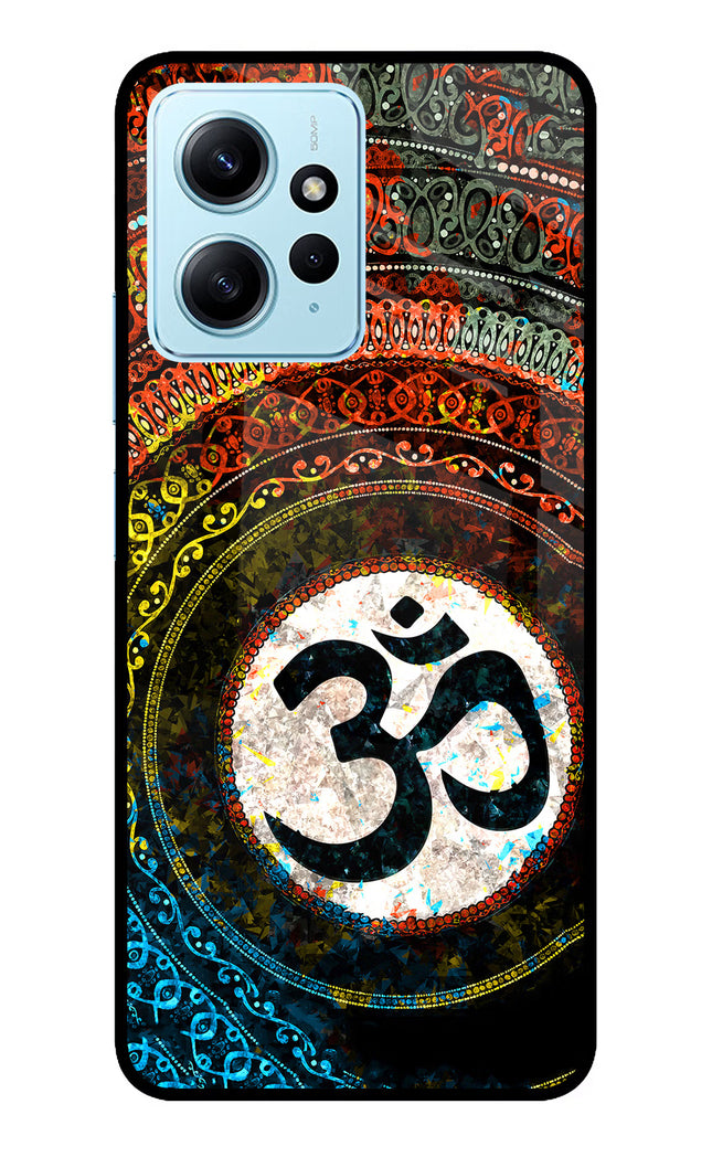 Om Cultural Redmi Note 12 4G Glass Case Back Cover by Casekaro