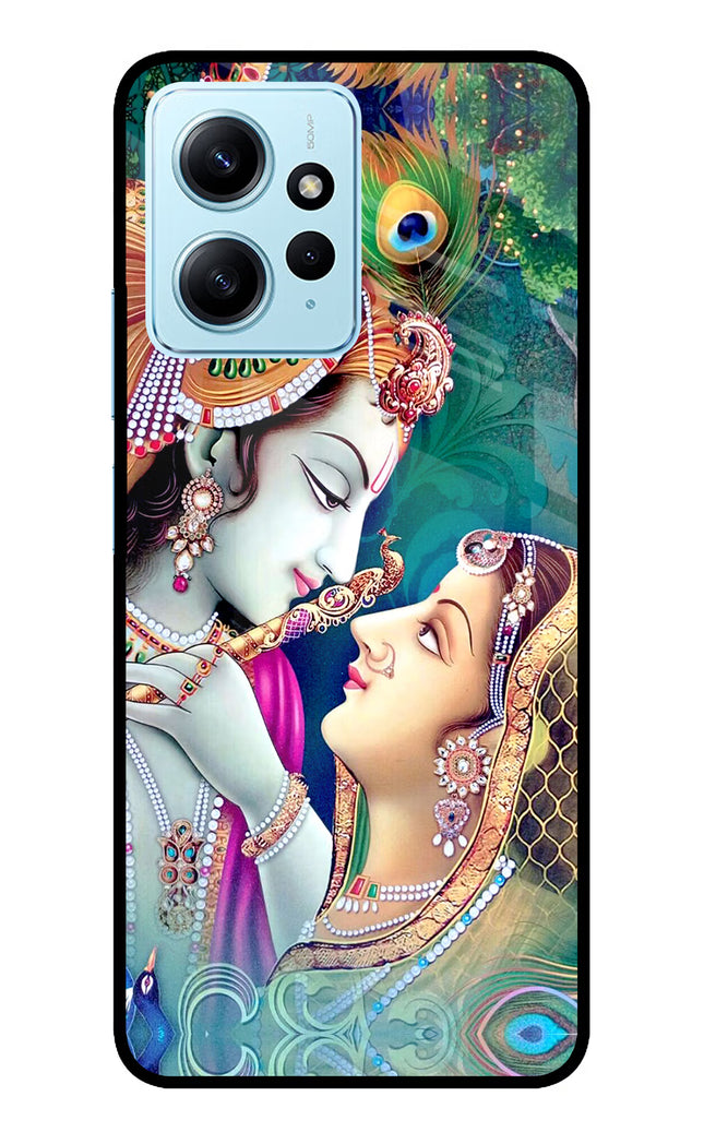 Lord Radha Krishna Redmi Note 12 4G Glass Case Back Cover by Casekaro