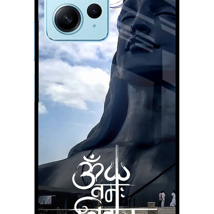 Om Namah Shivay Redmi Note 12 4G Glass Case Back Cover by Casekaro