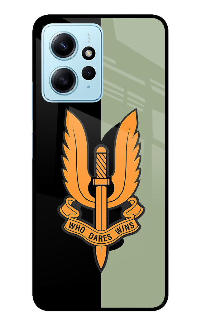 Balidan Logo Redmi Note 12 4G Glass Case Back Cover by Casekaro
