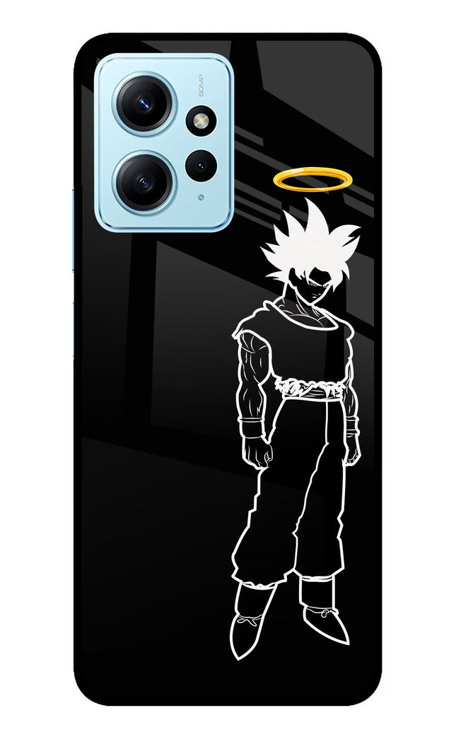 DBS Character Redmi Note 12 4G Glass Case Back Cover by Casekaro