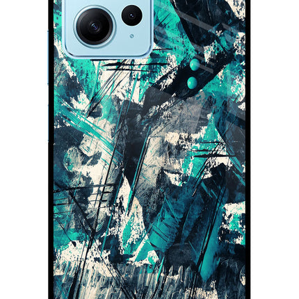 Artwork Redmi Note 12 4G Glass Case Back Cover by Casekaro
