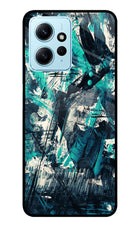 Artwork Redmi Note 12 4G Glass Case Back Cover by Casekaro