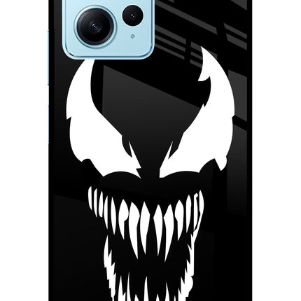 Venom Redmi Note 12 4G Glass Case Back Cover by Casekaro