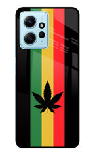 Weed Flag Redmi Note 12 4G Glass Case Back Cover by Casekaro