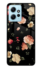Flowers Redmi Note 12 4G Glass Case Back Cover by Casekaro