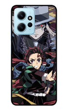 Demon Slayer Redmi Note 12 4G Glass Case Back Cover by Casekaro