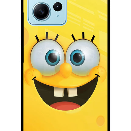Sponge 1 Redmi Note 12 4G Glass Case Back Cover by Casekaro